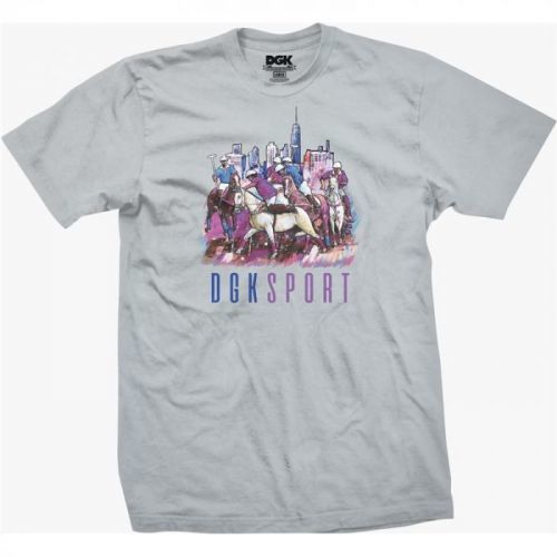 triko DGK - Ghetto Games Tee Silver  (SILVER) velikost: M