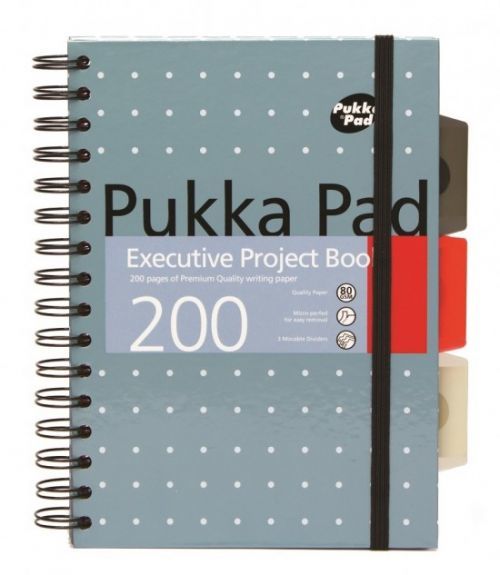 Reas Pack Projektový blok Pukka - Metallic A5 - 80g - 100 listů - modrý - 6336-MET/M