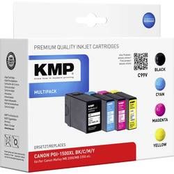 Ink sada náplní do tiskárny KMP C99V 1564,0050, kompatibilní, černá, azurová, purppurová, žlutá