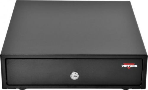 VIRTUOS Pokladní zásuvka mikro EK-300C - s kabelem, pořadač 3/4, 9-24V, černá (EKN0111)