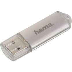 USB flash disk Hama Laeta 108072, 128 GB, USB 2.0, stříbrná