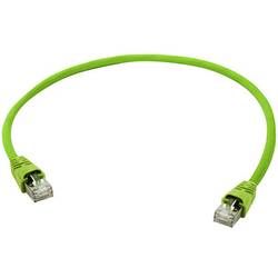 Síťový kabel RJ45 Telegärtner L00004A0084, CAT 6A, S/FTP, 7.5 m, zelená