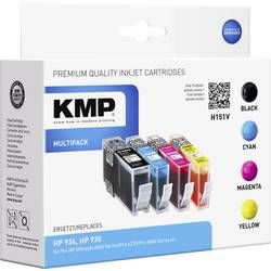 Ink set sada náplní do tiskárny KMP H151V 1743,8050, kompatibilní, černá, azurová, purppurová, žlutá