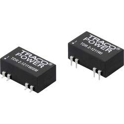 DC/DC měnič napětí, SMD TracoPower TDR 2-1223WISM, 12 V/DC, 15 V/DC, -15 V/DC, 67 mA, 2 W, Počet výstupů 2 x