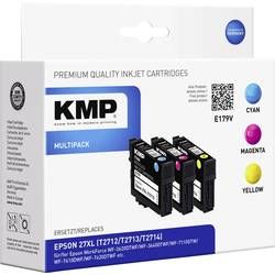 KMP Ink náhradní Epson T2715, 27XL kompatibilní azurová, purppurová, žlutá E179V 1627,4005