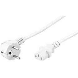Síťový kabel s IEC zásuvkou Goobay 95141, 3 m, bílá