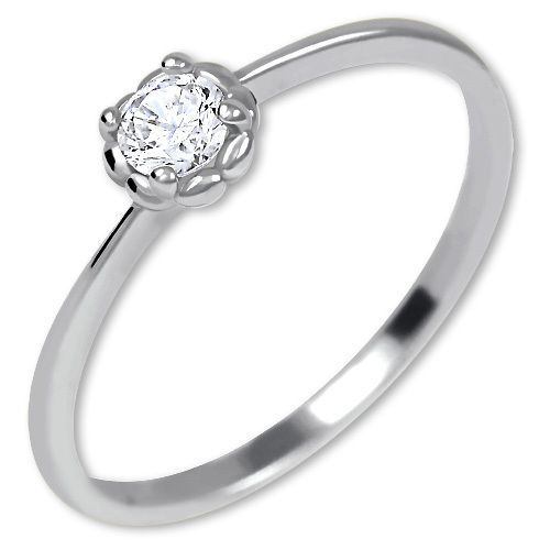 Brilio Silver Stříbrný zásnubní prsten 426 001 00538 04 51 mm