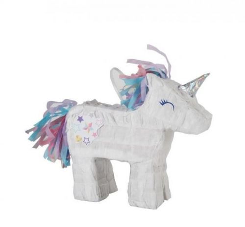 UNIQUE Mini piňata rozbíjecí JEDNOROŽEC - UNICORN - délka 18cm, výška 17cm