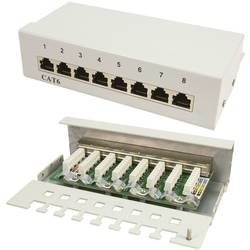 Síťový patch box LogiLink NP0016A, 8 portů, CAT 6, 1 U