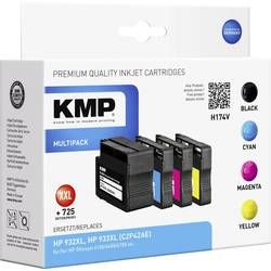 Ink sada náplní do tiskárny KMP H174V 1725,4005, kompatibilní, černá, azurová, purppurová, žlutá