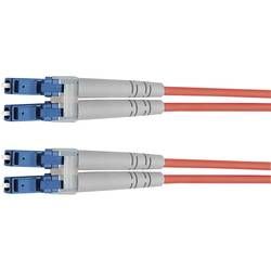 Optické vlákno kabel Telegärtner L00875A0007 [1x zástrčka LC - 1x zástrčka LC], 10 m, fialová