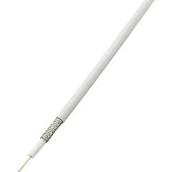 Koaxiální kabel TRU COMPONENTS 1567171, 75 Ohm, 50 m, bílá