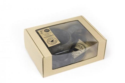 Set Kupilka hrnek 210 ml + talíř + lžička - šedý