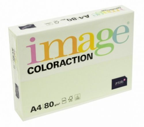 Kancelářský papír Image Coloraction A4 - 80g/m2, světle zelená - 500 archů