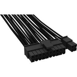 PC, napájecí kabel BeQuiet BC080, [1x ATX napájecí zástrčka 24pólová (20+4) - 1x ATX napájecí zástrčka 24pólová (20+4)], 600 mm, černá
