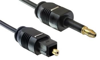PremiumCord Kabel 3,5mm mini Toslink - Toslink, OD:2.2mm, délka 2m