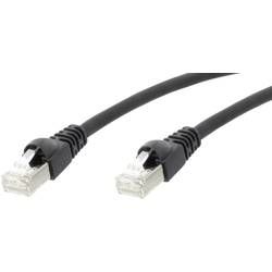 Síťový kabel RJ45 Telegärtner L00006D0100, CAT 5e, F/UTP, 25 m, černá