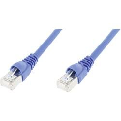 Síťový kabel RJ45 Telegärtner L00005A0030, CAT 6A, S/FTP, 10 m, modrá