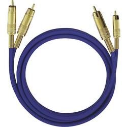 Cinch audio kabel Oehlbach 2035, 2 m, modrá