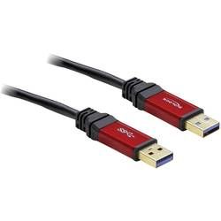 USB 3.0 kabel Delock 82746, 3 m, červená, černá