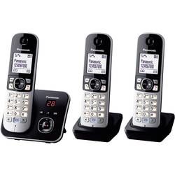 Bezdrátový analogový telefon Panasonic KX-TG6823 Trio, černá, stříbrná