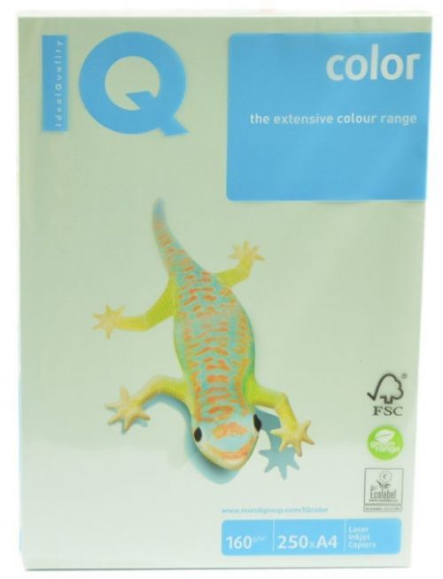 Antalis Kopírovací papír IQ Color A4 - 160g/m2 - světle zelený - 250 ks GN27