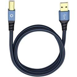 USB 2.0 kabel Oehlbach USB Plus B 9346, 10 m, modrá