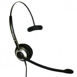 Telefonní headset QD (rychlé odpojení), USB na kabel Imtradex BasicLine TM DEX-QD na uši černá