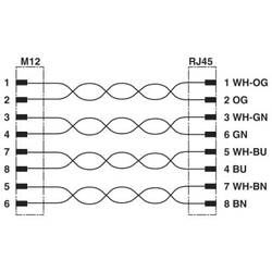 Připojovací kabel pro senzory - aktory Phoenix Contact VS-M12MSS-IP20-94F/20,0/10G 1440656 20 m, 1 ks
