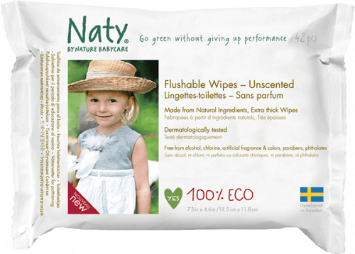 NATY NATURE BABYCARE ECO 42 ks, toaletní – vlhčené ubrousky