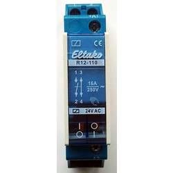 Eltako R12-110-24V, 24 V, 8 A, 1 spínací kontakt, 1 rozpínací kontakt