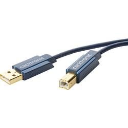 USB 2.0 kabel clicktronic USB 2.0 Kabel 70097, 3 m, modrá