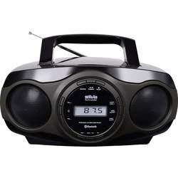FM CD rádio Silva Schneider MPC 17.7 BT, CD, AUX, Bluetooth, USB, černá, šedá