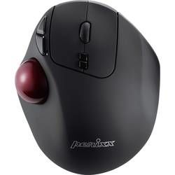 Laserová bezdrátový trackball Perixx PERIMICE-717 D 11568, ergonomická, integrovaný trackball, černá