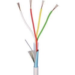 Alarmový kabel LiYY ELAN 70I139, 4 x 0.22 mm², bílá, 20 m