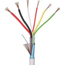 Alarmový kabel LiYY ELAN 70I142, 4 x 0.22 mm² + 2 x 0.50 mm², bílá, 20 m