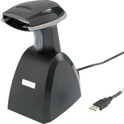 Ruční skener čárových kódů Renkforce LS6300BU USB-Kit LS6300BU, Laser, Bluetooth, USB, černá