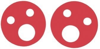 Nadlehčovací kroužky 200x38mm Červená