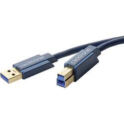 USB 3.0 kabel clicktronic USB 3.0 Kabel 70092, 1.8 m, modrá