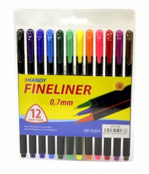 MFP Popisovač FL trojhranný 0,7 mm - sada 12 ks