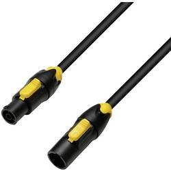 Napájecí kabel Adam Hall 8101 TCONL 0300 IP65 8101TCONL0300 [1x zásuvka PowerCon - 1x zástrčka PowerCon], 3 m, černá