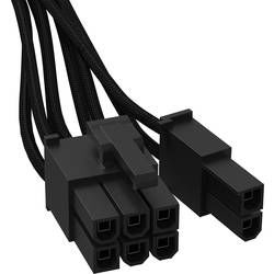PC, napájecí kabel BeQuiet BC070, [1x ATX zástrčka 8pólová (6+2) - 1x ], 600 mm, černá