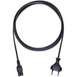 Napájecí kabel Oehlbach 17047, [1x Euro zástrčka - 1x IEC C7 zásuvka], 3 m, černá