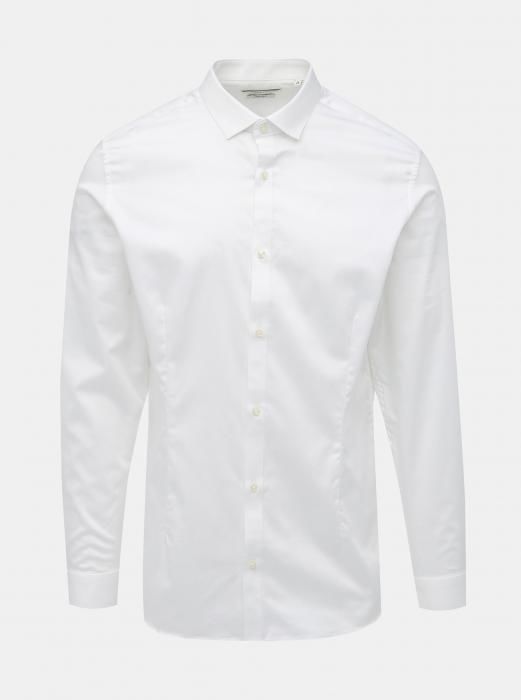 Bílá slim fit košile Jack & Jones Parma