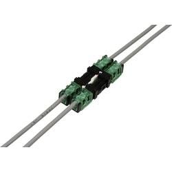 Kabelová rychlosvorka Vogt Verbindungstechnik pro kabel o rozměru 0.50-0.75 mm², pólů 1, 100 ks, černozelená