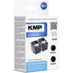 Ink sada 2 ks. náplní do tiskárny KMP H75D 1719,4021, kompatibilní, černá