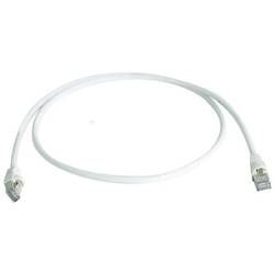 Síťový kabel RJ45 Telegärtner L00004A0071, CAT 6A, S/FTP, 7.5 m, bílá