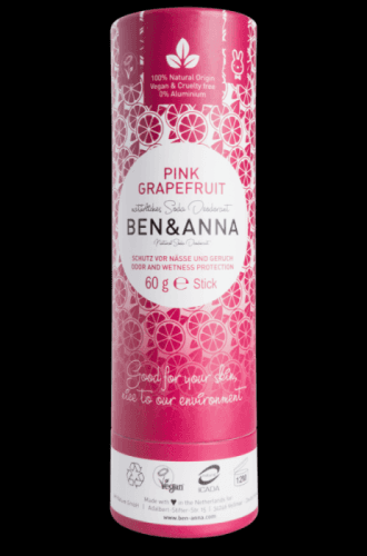 Ben & Anna Tuhý deodorant BIO (60 g) - Růžový grapefruit
