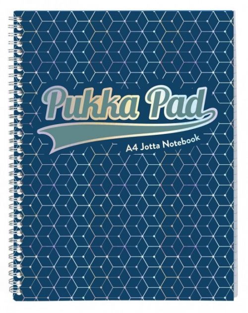 Reas Pack Spirálový blok Pukka - Glee Jotta A4+ - 80g - 100 listů - tmavě modrý - 3007-GLE