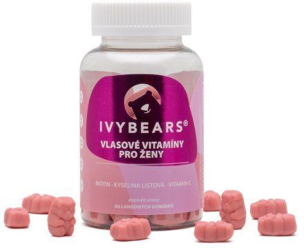 IVY Bears vlasové vitamíny pro ženy - 60 kusů